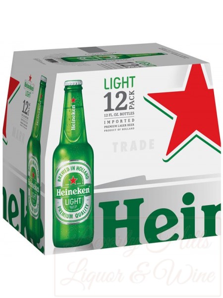 Heineken Light 12 pack cold bottles