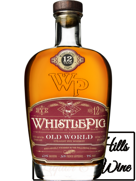 Whistle Pig Rye WhistlePig Old World Aged 12 Years Straight Rye Whiskey