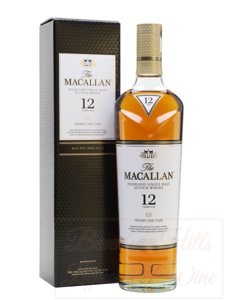 The Macallan 12 Years Old Sherry Cask Single Malt Scotch Whisky