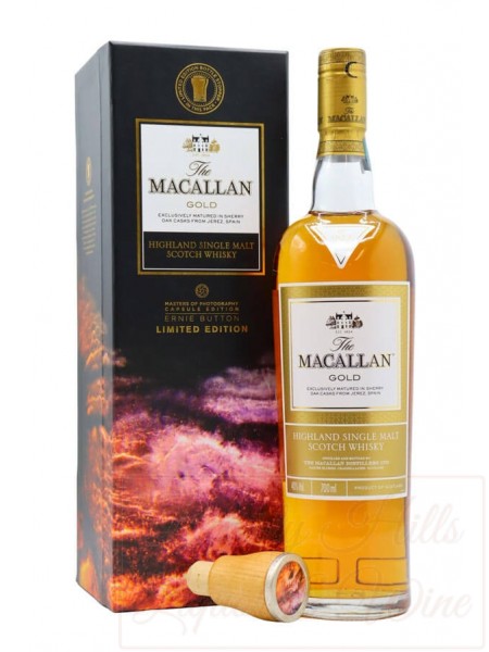 The Macallan Gold Highland Single Malt Scotch Ernie Button Limited Edition