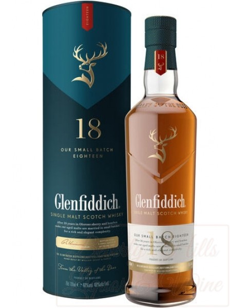 Glenfiddich 18 Years Single Malt Scotch Whisky 