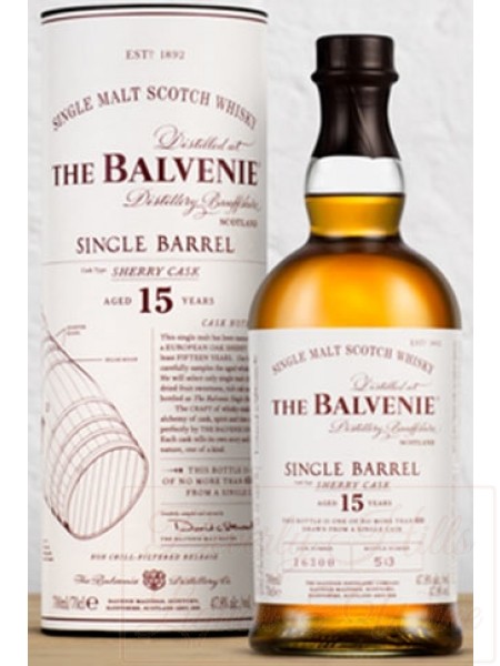 The Balvenie Single Barrel Aged 15 Years Sherry Cask 