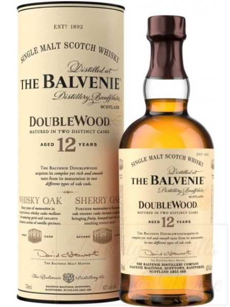 The Balvenie Double Wood 12 Years Single Malt Scotch Whisky 