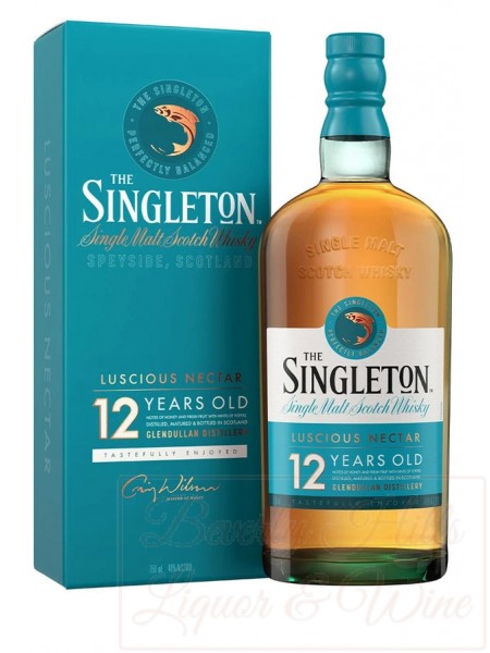 The Singleton 12 Years Old Single Malt Scotch Whisky Glendullan Distillery