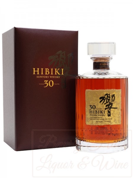 Hibiki suntory 30 Years Old Japanese whisky 