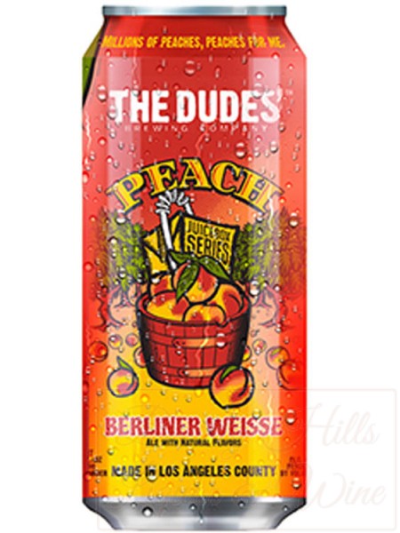 The Dudes Peach Berliner Weisse Beer 4-Pack