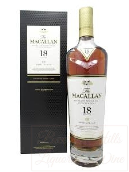 2022 The Macallan 18 Year Old Sherry Oak Single Malt Scotch