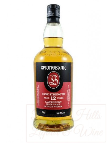 Springbank Cask Strength Aged 12 Years Campbeltown Single Malt Whisky (no box)