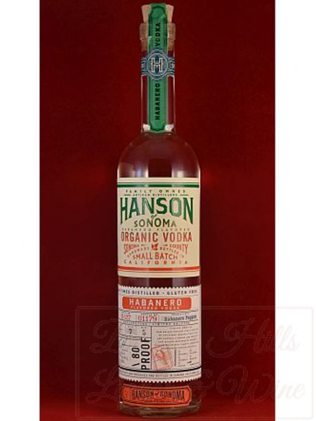 Hanson of Sonoma Habanero Flavored Organic Vodka