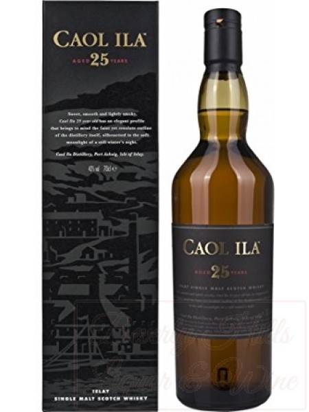 Caol Ila Aged 25 Years Single Malt Scotch Whisky