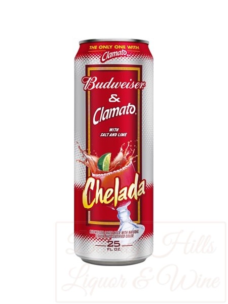 Budweiser Clamato Chelada 25 Fl. Oz. Cans