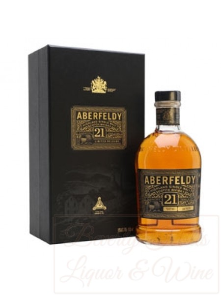 Aberfeldy Limited Release Aged 21 Years Highland Single Malt Scotch Whisky