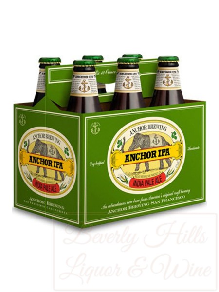 Anchor IPA Cold six pack bottles