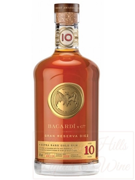 Bacardi Gran Reserva Diez 10 Year Old Rum