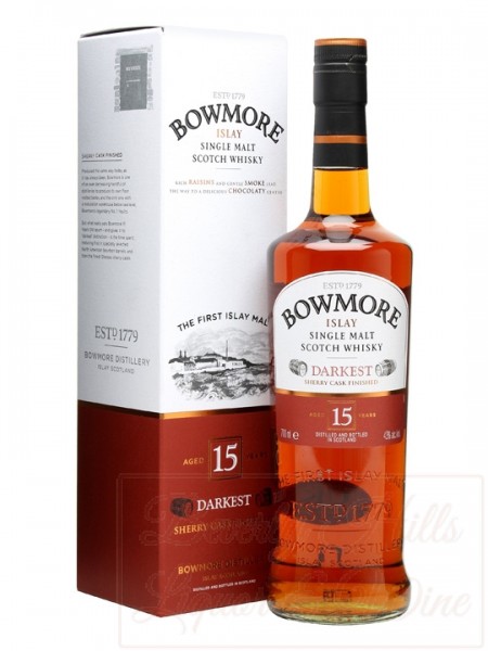 Bowmore Islay Single Malt Scotch Whisky Aged 15 Years
