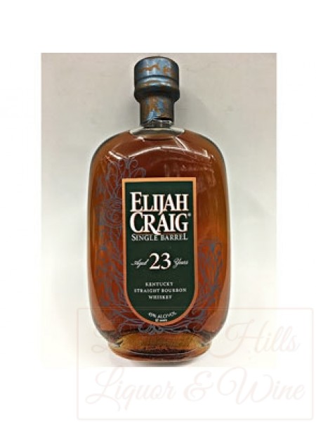 2017 Elijah Craig Aged 23 Years Single Barrel Kentucky Straight Bourbon Whiskey 
