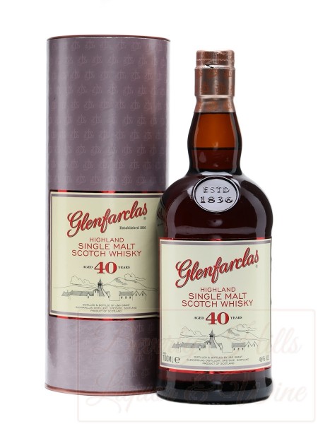 Glenfarclas Highland Single Malt Scotch Whisky Aged 40 years
