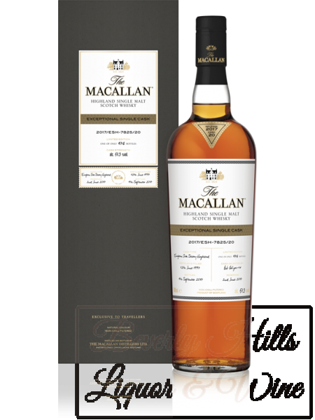 The MACALLAN EXCEPTIONAL SINGLE CASK NUMBER 2017/ESB-2339/05