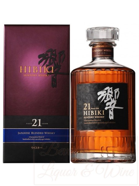 Hibiki 21 Year Suntory Whisky 700ml