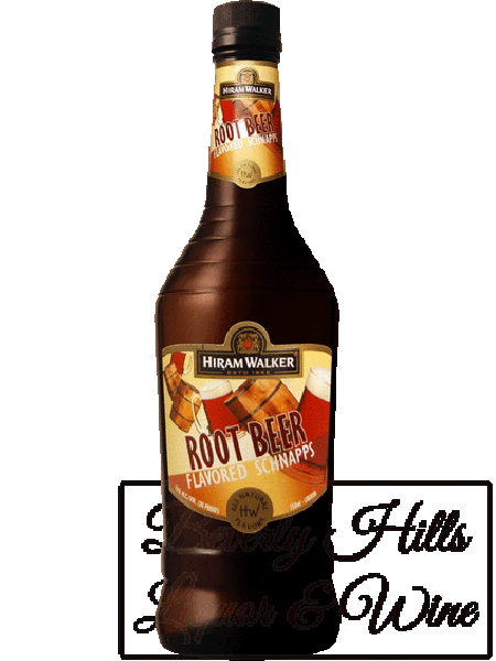 Hiram Walker Root Beer Flavored Schnapps 375 ML