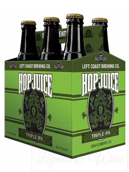 Left Coast Brewing Co. Hop Juice Triple IPA 6-Pack Bottles