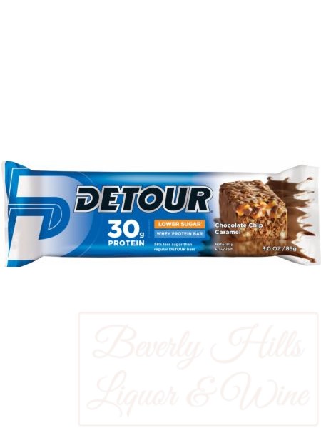 Detour Lower Sugar Whey Protein Bar Chocolate Chip Caramel