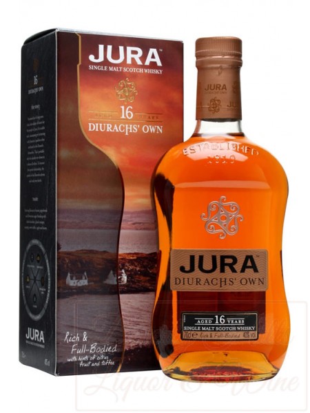 Jura Aged 16 Years Diurachs' Own Single Malt Scotch Whisky