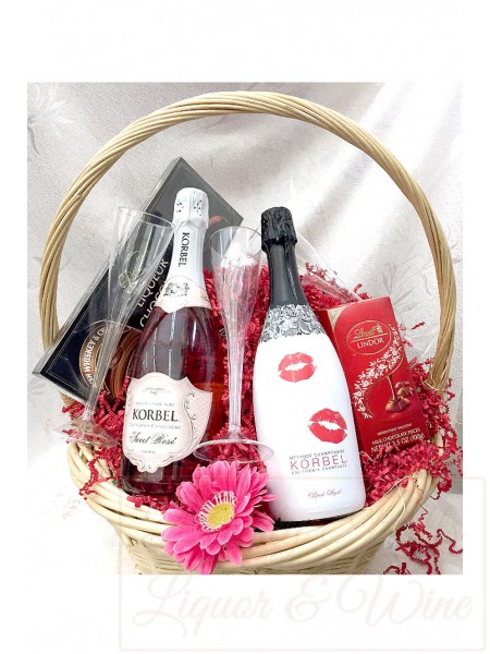 Korbel Champagne Gift Basket