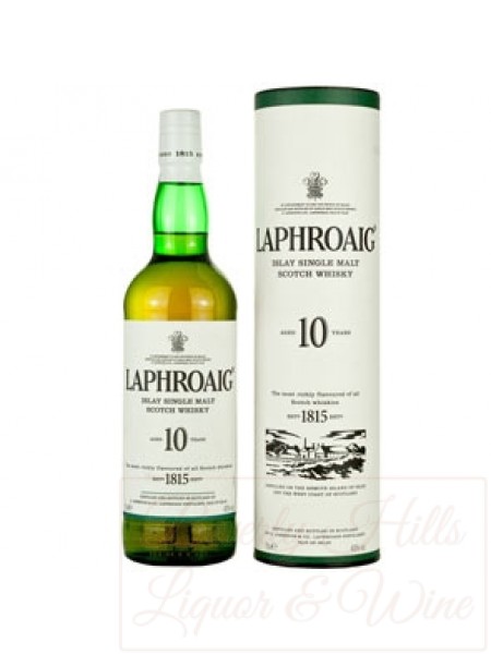Laphroaig 10 years old Islay Single Malt Scotch