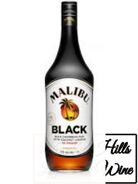 Malibu Black Caribbean Rum With Coconut Liqueur
