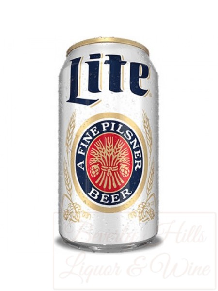 Miller Lite six pack chilled cans
