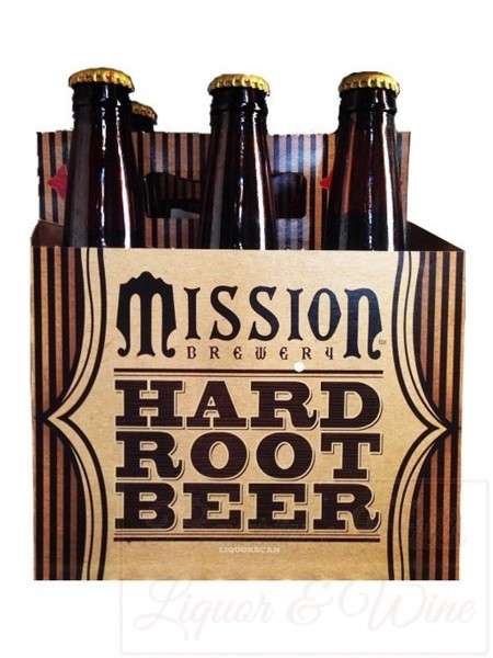 Mission Brewery Hard Root Beer 6-pack cold bottles