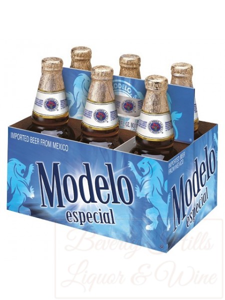Modelo Especial 6-pack cold bottles