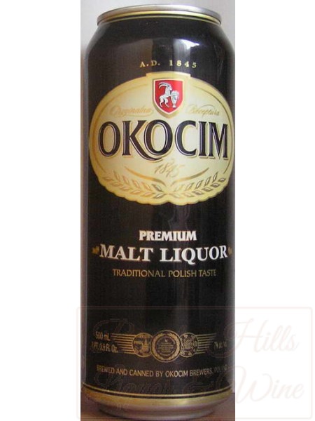 Okocim Malt Liquor 4-pack chilled cans