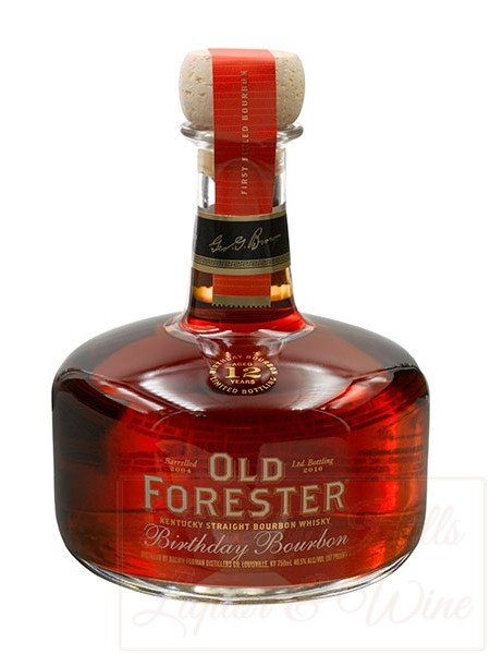 Old Forester Birthday Bourbon 12 Years Old Straight Bourbon Whiskey Barreled in 2004 Bottled 2016