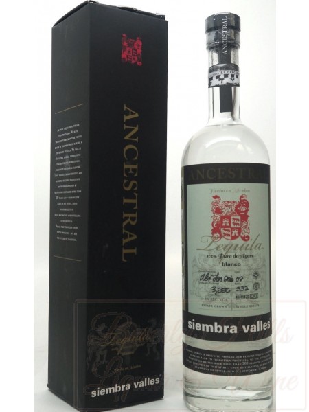 Ancestral Siembra Valles Blanco Tequila