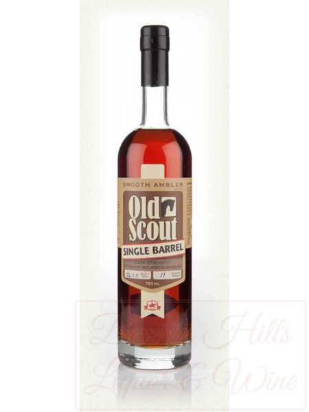 Smooth Ambler Old Scout 13 years old Single Barrel Cask Strength Bourbon Whiskey