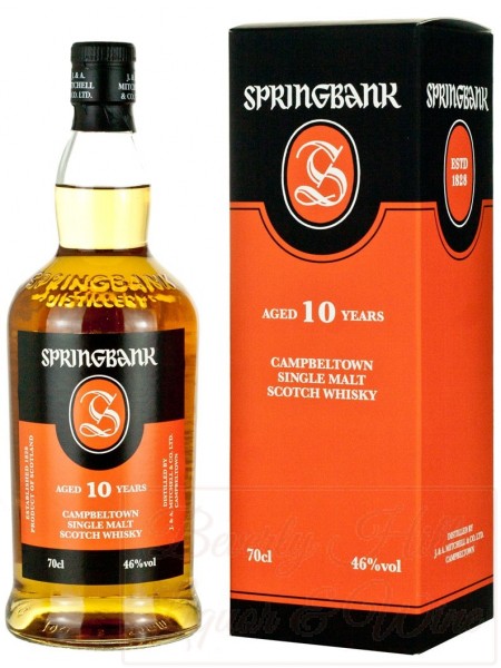 Springbank Aged 10 Years Campbeltown Single Malt Scotch Whisky