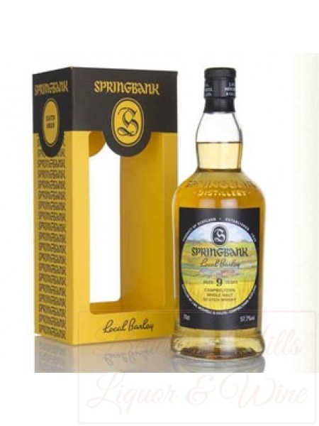 Springbank Local Barley Aged 9 Years Campbeltown Single Malt Scotch Whisky