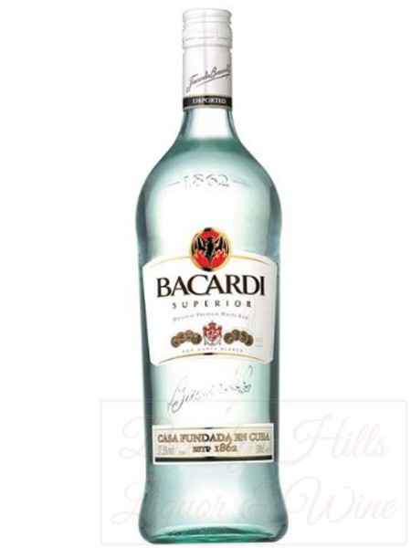Bacardi Superior Puerto Rican Rum 750 ML
