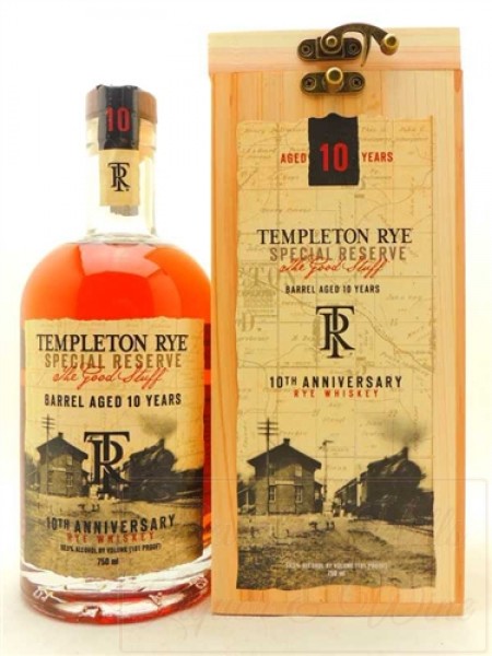 Templeton Rye Special Reserve Barrel Aged 10 Years