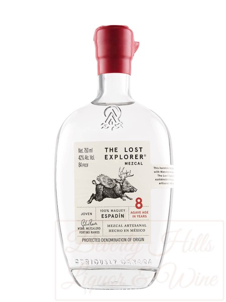 The Lost Explorer Mezcal, Espadin AGAVE AGED IN 8 YEARS 