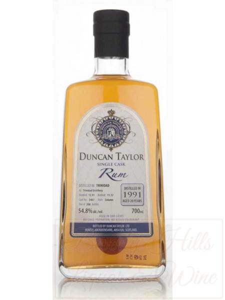 Duncan Taylor Single Cask Rum Bottled in 1991 Aged 20 Years
