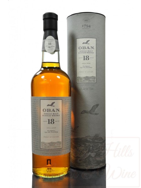 Oban Single Malt Scotch aged 18 years Limited Edition