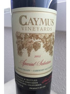2012 Caymus Vineyards Special Selection Cabernet Napa Valley, USA