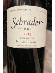 2019 Schrader RBS Beckstopper Cabernet Sauvignon