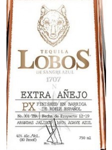 LeBron James Presents Tequila Lobos 1707 Extra Anejo