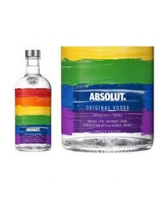 Absolut Original Vodka in a Rainbow Bottle